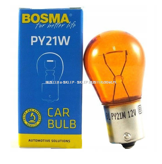 Py21w ŻARÓWKA PY21W 12V 21W BOSMA BUSTER - skład budowlany i sklep internetowy
