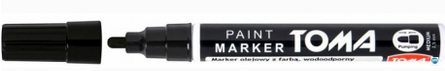MARKER OLEJOWY CZARNY TOMA