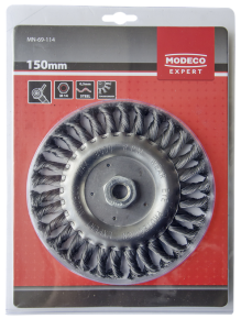 SZCZOTKA DRUCIANA TARCZOWA FI-115 MN-69-114 MODECO