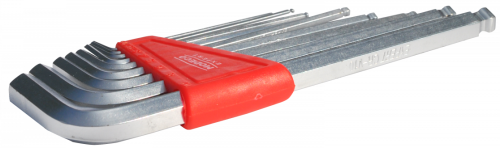 KOMPLET KLUCZY IMBUSOWYCH PRZEGUBOWYCH 9SZT CR-V 1,5-10MM MN-54-118 MODECO