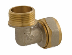 KOLANKO PEX 16MM X 1/2" GWINT ZEWNĘTRZNY SYSTEM SKRĘCANY IDMAR