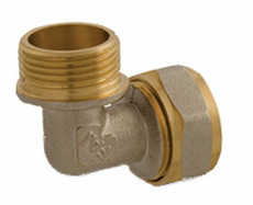 KOLANKO PEX 20MM X 3/4" GWINT ZEWNĘTRZNY SYSTEM SKRĘCANY IDMAR