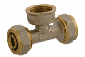 TRÓJNIK PE-X 20x1/2x20MM GW. WEW.  SYSTEM SKRĘCANY IDMAR