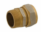 ZŁĄCZKA PROSTA PEX 20MM X 3/4" GWINT ZEWNĘTRZNY SYSTEM SKRĘCANY IDMAR