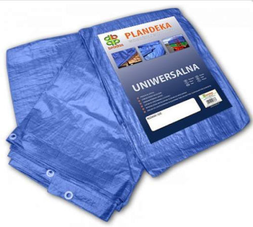 PLANDEKA UNIWERSALNA Z OTWORAMI 4X5M BRADAS