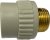 PP ZŁĄCZKA 32x1* METALOWY GWINT ZEWNĘTRZNY 3023013 WAVIN