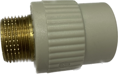 PP ZŁĄCZKA METAL GWINT ZEWNĘTRZNY 25x3/4* 3023012 WAVIN