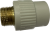 PP ZŁĄCZKA METAL GWINT ZEWNĘTRZNY 25x3/4* 3023012 WAVIN