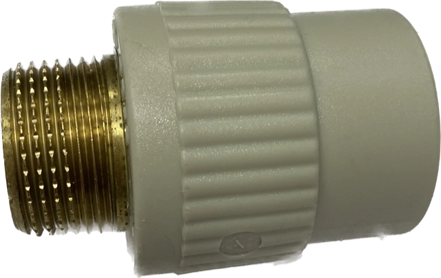 PP ZŁĄCZKA METAL GWINT ZEWNĘTRZNY 25x3/4* 3023012 WAVIN