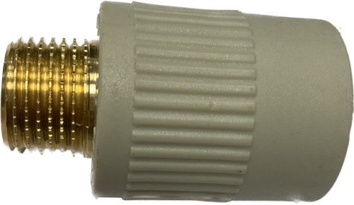 PP ZŁĄCZKA METALOWY GWINT ZEWNĘTRZNY 25x1/2* 3024316 WAVIN