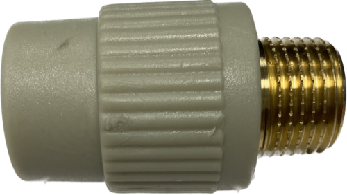 PP ZŁĄCZKA METAL GWINT ZEWNETRZNY 20x1/2* 3081134 WAVIN