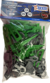 ZESTAW KLIN 50SZT + KLIPS 1,5MM 50SZT DO POZIOMOWANIA PŁYTEK INSTAR