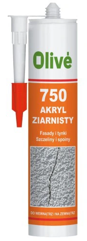 AKRYL BIAŁY DO FASAD ZIARNISTY OLIVE 310ML PENOSIL
