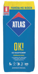 KLEJ DO PŁYTEK ATLAS UELASTYCZNIONY OK! 25KG