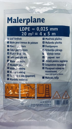 FOLIA LDPE 0,025MM 4X5M NEUTRALNA 20m2 CIRET