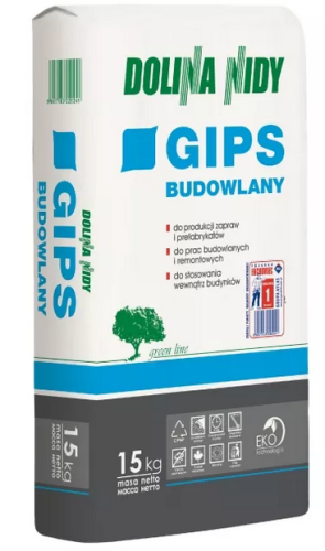 GIPS BUDOWLANY 15KG DOLINA NIDY