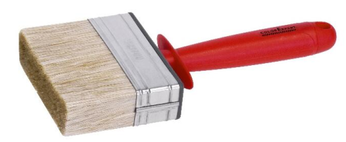 PĘDZEL MINIŁAWKOWIEC CZERWONY 3X12CM JASNA SZCZECINA COLOR EXPERT