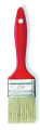 PĘDZEL PŁASKI CZERWONY 100MM JASNA SZCZECINA COLOR EXPERT