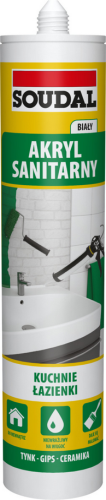 AKRYL SANITARNY BIAŁY 280ML SOUDAL