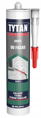 AKRYL DO FASAD BIAŁY 280ML TYTAN