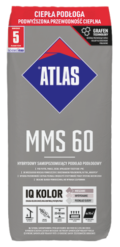 MMS 60 PODKŁAD HYBRYDOWY SAMOPOZIOMUJĄCY 25KG ATLAS