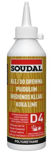KLEJ DO DREWNA SUPER WODOODPORNY 66A 750ML SOUDAL