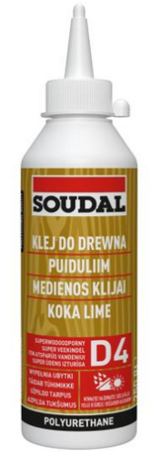 KLEJ DO DREWNA SUPER WODOODPORNY 66A 250ML SOUDAL