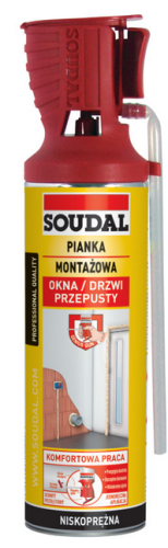 PIANKA MONTAŻOWA Z APLIKATOREM GENIUS GUN 500ML SOUDAL