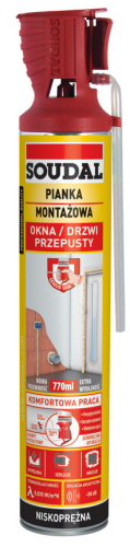 PIANKA MONTAŻOWA Z WĘŻYKIEM 750ML SOUDAL