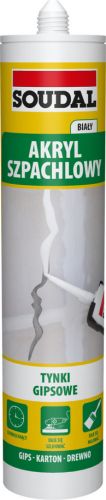 AKRYL LEKKI SZPACHLOWY BIAŁY 280ML