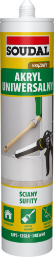AKRYL UNIWERSALNY BRĄZOWY 280ML SOUDAL