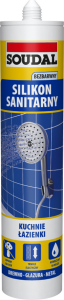 SILIKON SANITARNY BEZBARWNY 280ML SOUDAL