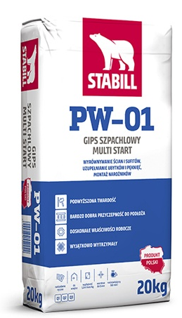GIPS SZPACHLOWY START 20KG STABILL