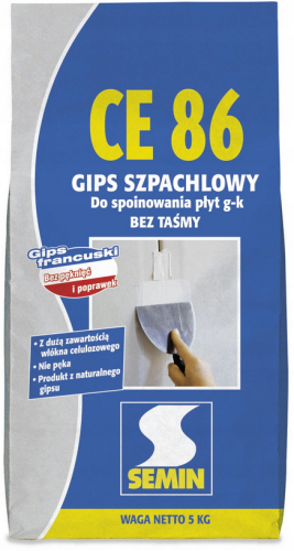 GŁADŹ GIPSOWA CE 86 5KG SEMIN