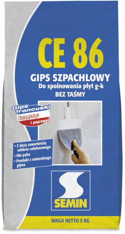 GŁADŹ GIPSOWA CE 86 5KG SEMIN