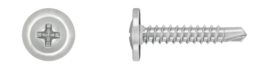 WKRĘTY SAMOWIERCĄCE DO STALI Z ŁBEM PŁASKIM 4,2x13MM 1000SZT KOELNER