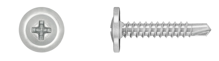 WKRĘTY SAMOWIERCĄCE DO STALI Z ŁBEM PŁASKIM 4,2x19MM 500SZT KOELNER