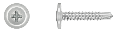 WKRĘTY SAMOWIERCĄCE DO STALI Z ŁBEM PŁASKIM 4,2x16MM 1000SZT KOELNER