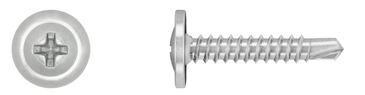 WKRĘTY SAMOWIERCĄCE DO STALI Z ŁBEM PŁASKIM 4,2x16MM 1000SZT KOELNER