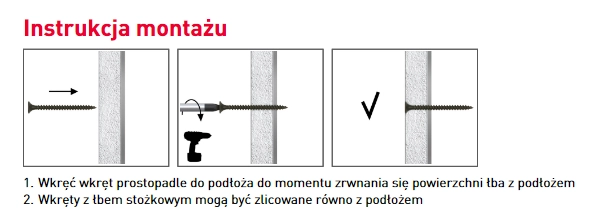 WKRĘTY DO PŁYT G-K DO METALU 4,8x90MM 25SZT KOELNER