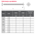 WKRĘTY DO PŁYT G-K DO METALU 4,8x90MM 25SZT KOELNER