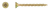 WKRĘTY DO DREWNA UTWARDZANE 3,5x20MM 40SZT KOELNER