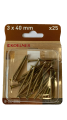 WKRĘTY DO DREWNA UTWARDZANE 3x40MM 25SZT KOELNER