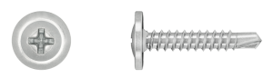 WKRĘTY SAMOWIERCĄCE DO STALI Z ŁBEM PŁASKIM 4,2x19MM 50SZT KOELNER