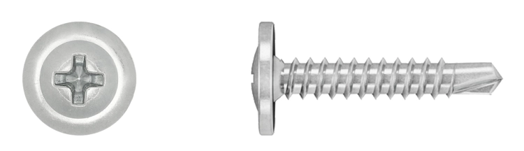 WKRĘTY SAMOWIERCĄCE DO STALI Z ŁBEM PŁASKIM 4,2x19MM 50SZT KOELNER