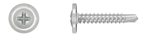 WKRĘTY SAMOWIERCĄCE DO STALI Z ŁBEM PŁASKIM 4,2X16MM 100SZT KOELNER