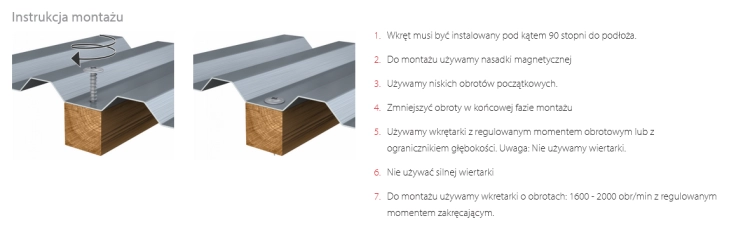 WKRĘTY DO BLACH DREWNA PCV OCYNK 4,2x50MM 20SZT KOELNER