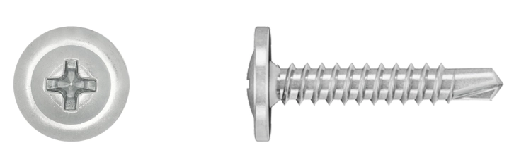 WKRĘTY SAMOWIERCĄCE DO STALI Z ŁBEM PŁASKIM 4,2X25MM 50SZT KOELNER