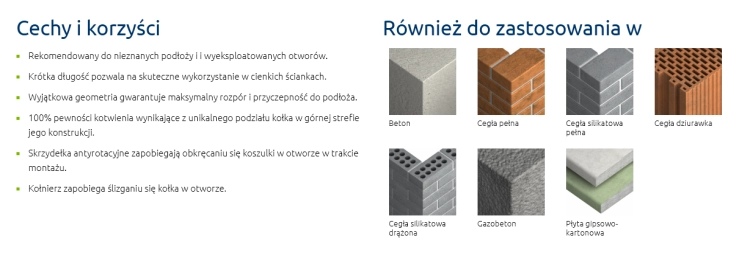 KOŁEK UNIWERSALNY UNO FI5 5x24MM Z WKRĘTEM 40SZT RAWLPLUG