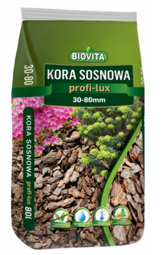 KORA SOSNOWA PROFI-LUX 30-80MM 80L BIOVITA